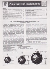 Ein Verzeichnis deutscher Handgranaten im Jahr 1918 - Article by Tony Meldahl
