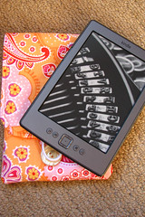 kindle on top of cover