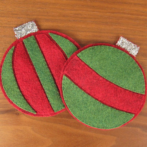 Iron Craft Challenge #47 - Christmas Ornament Coasters
