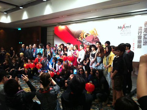 Press conference for HK Asian-Pop Music Festival 2012