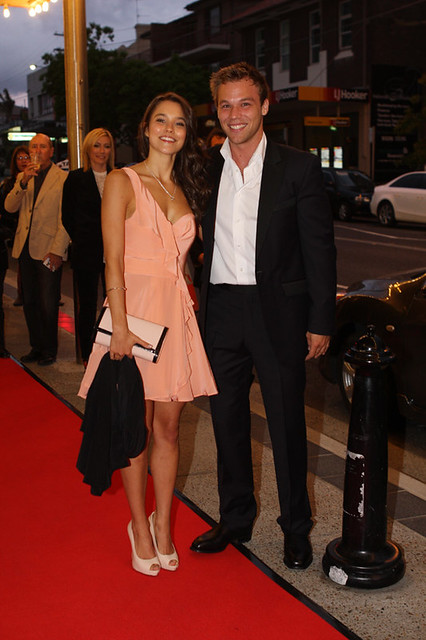 Rhiannon Fish and Lincoln Lewis 33 Postcards Movie Premiere At Randwick 