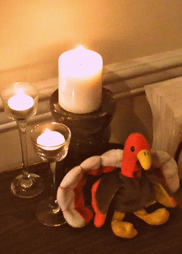 turkey and candle