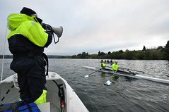 Rowing training at Green Lake, 15 October 2011