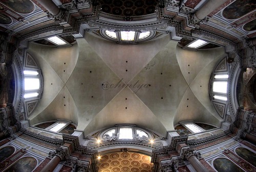 The ceiling of the Santa Maria degli Angeli e dei Martiri, Roma!!!