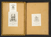 Armorial bookplates in Michael Scotus: Liber physiognomiae