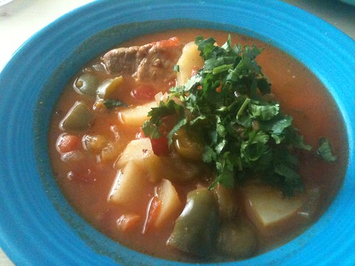 Tomatillo stew