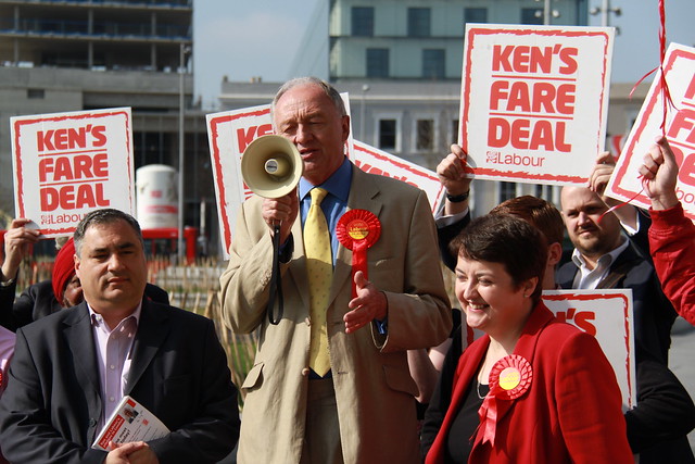 Ken Livingstone campaigning in Woolwich