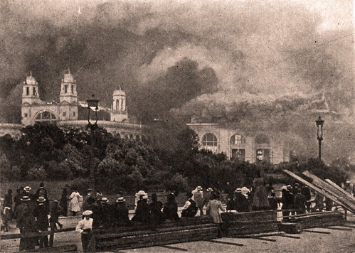 1893 World's Columbian Expo — Building on fire