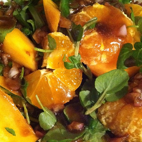 Orange-persimmon salad