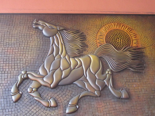 Horse Relief Sculpture Art 