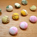 vintage fabric covered buttons