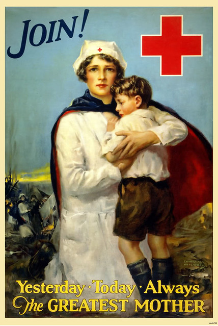 VintageRedCrossPosterMother