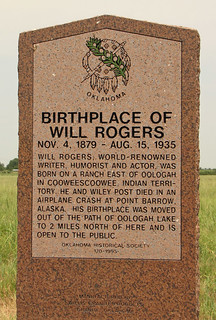 Birthplace of Will Rogers