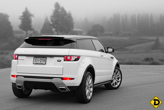 Range Rover Evoque 2012 Black and White 
