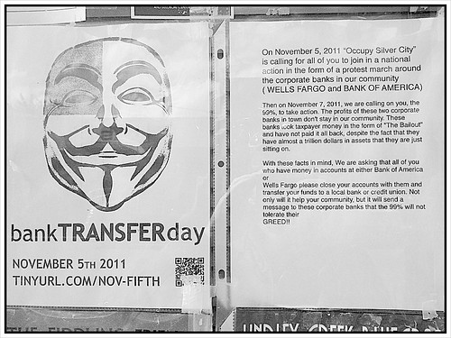 Bank Transfer Day #OccupySilverCity