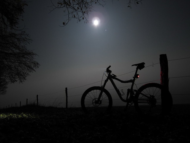 Bike and Moon 