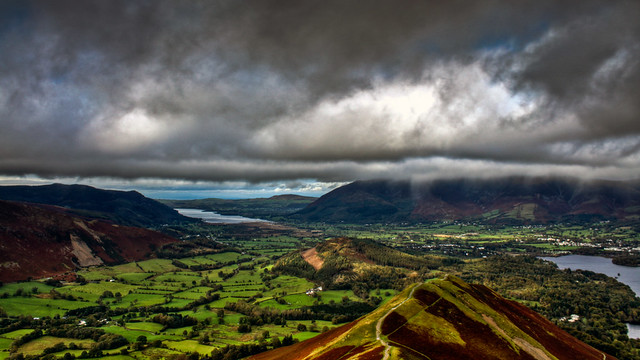 0252 - England, Lake District, View From Catbells HDR