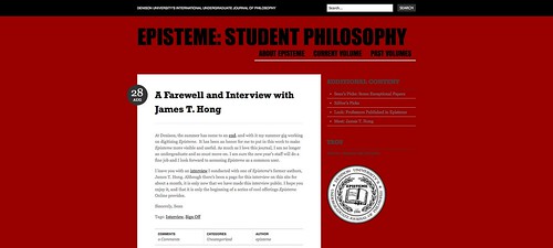 Episteme: Student Philosophy | Denison University's International Undergraduate Journal of Philosophy_1322666500275