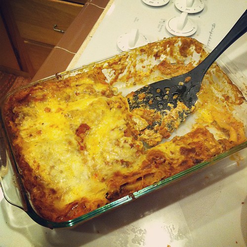 Verdict on lasagna: outrageously good. Recipe to come