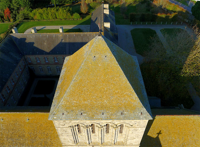 L'abbaye de la Sainte-Trinité à Lessay (Manche-FR)