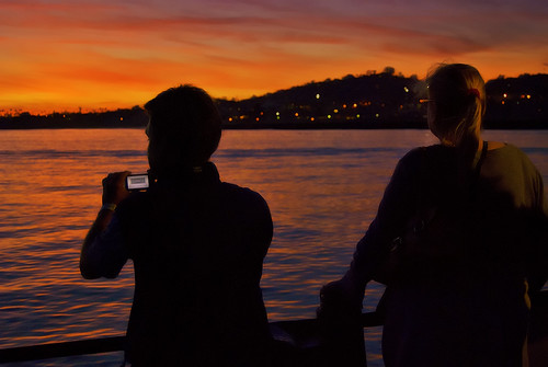 Capturing the Sunset by Damian Gadal