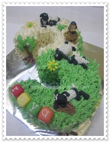 Number Cake by DiFa Cakes