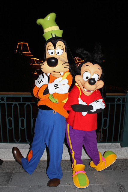 Meeting Goofy and Max