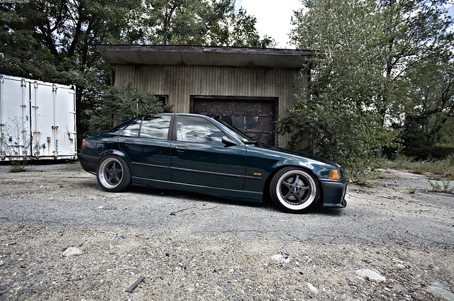 Okin's E36 328i One of the cleanest Boston Green E36's i've ever seen