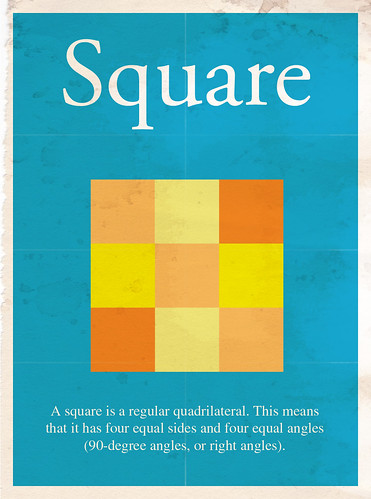 Minimalist poster: Square