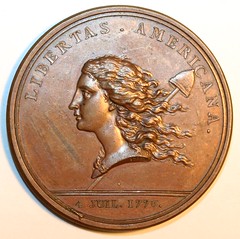 Libertas Americana medal obverse
