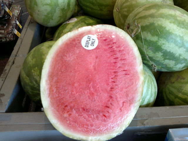 Display Personal Watermelon.