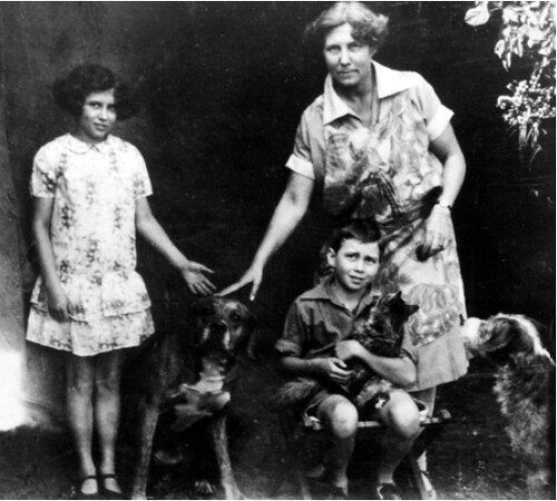 doris Lessing with her mother& brother