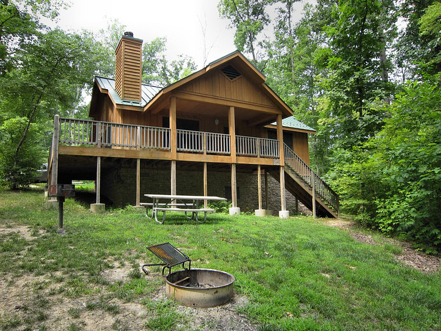 Our cabin at Bear Creek Lake State Park