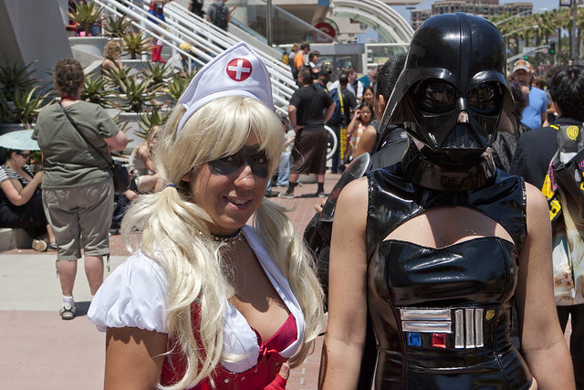 Harley Quinn Female Darth Vader 2011 Comic Con