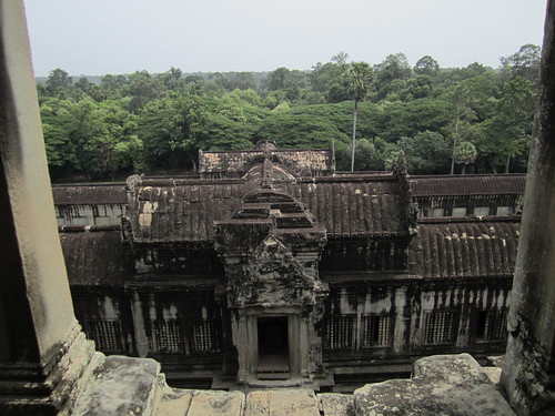 Looking north into the jungle from Angkor Wat