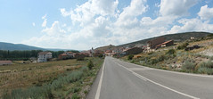 Fortanete: panoràmica de l'entrada des de Cantavieja
