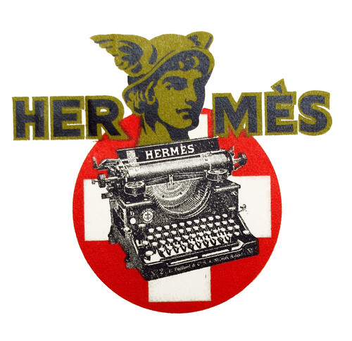 Hermes typewriter logo