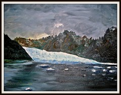 Oil Painting - Patagonia Chile 1999