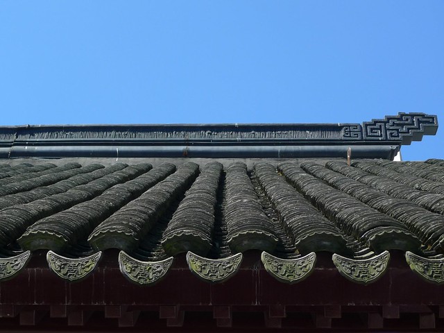 Roof detail in the Chinese garden