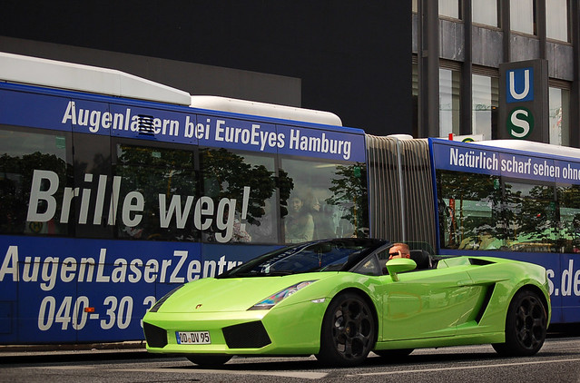 Verde TorroLotta Lamborghini Gallardo Spyder in Hamburg 2011