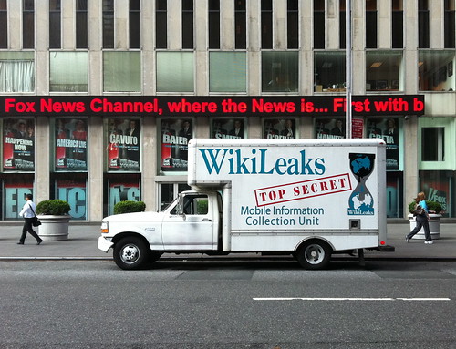 WikiLeaks Truck at Fox News Channel