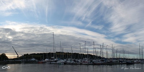 Panoramic Mylor Harbour by Stocker Images