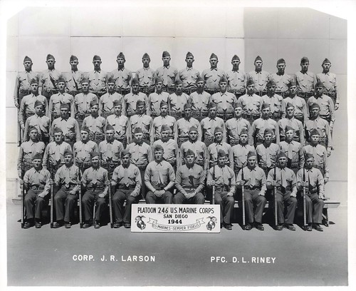 Platoon 246, MCRD San Diego, 1944