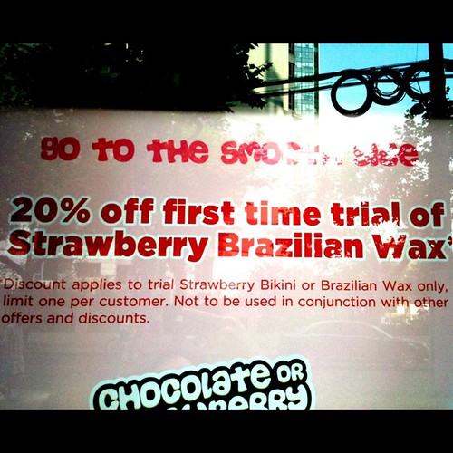 20% off first time trial of strawberry Brazilian wax , shanghai , china