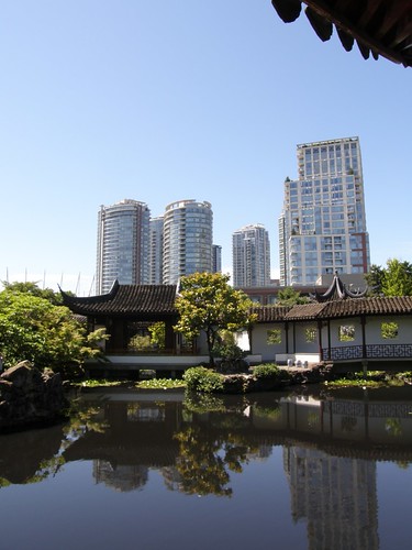 Vancouver as seen from Chinatown Garden/Park