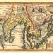 1609 - South and Southeast Asia from 'Atlas Minor' by Gerard Mercator and Jan Hondius (with later hand color)