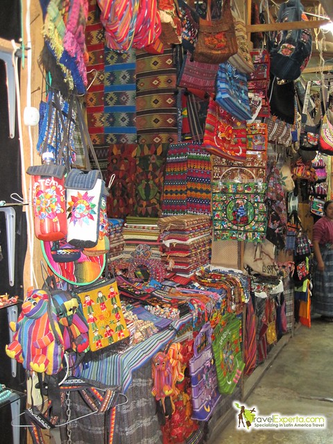 Artisan market in Antigua, Guatemala