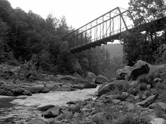 O&W Bridge - Big South Fork (black & white)
