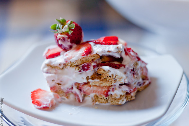 Dessert - Strawberry Icebox Cake