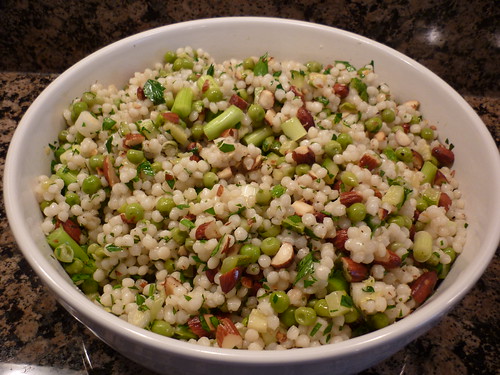 Couscous salad with Zucchini and Roasted Almonds